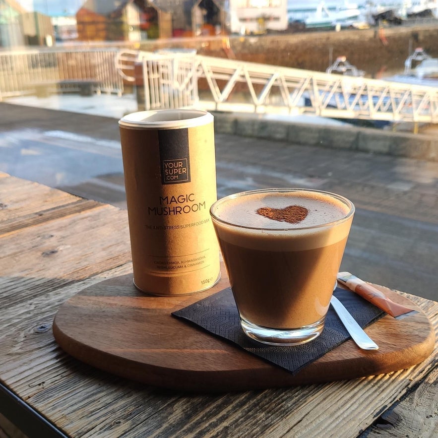 Magic mushroom coffee