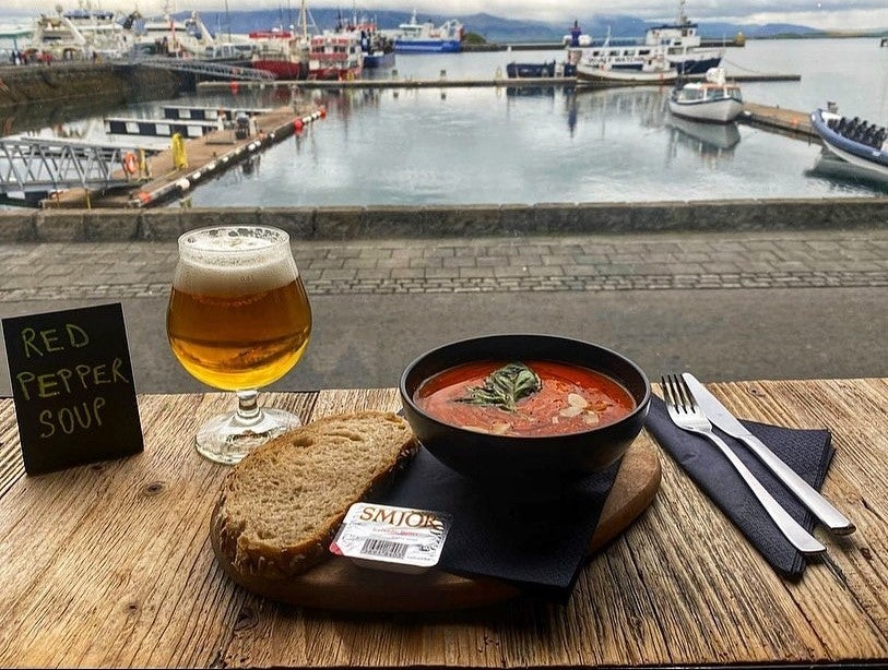 A warm soup from Reykjavik Röst