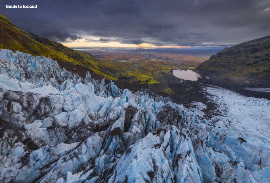 Vatnajokull is a vast glacier in Iceland.