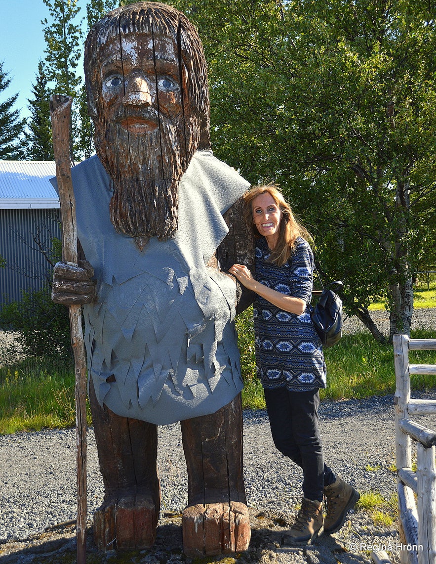 The Troll of Geysir geothermal area.