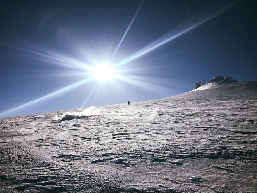 Iceland's glaciers are perfect ski destinations.