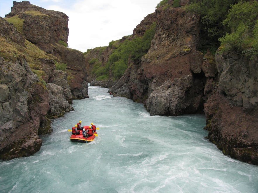 River rafting in Iceland is the perfect mix between heart thumping adventure and incredible natural beauty.