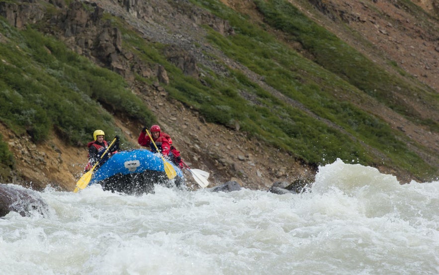 Coming river rafting in Iceland? Prepare to get wet!