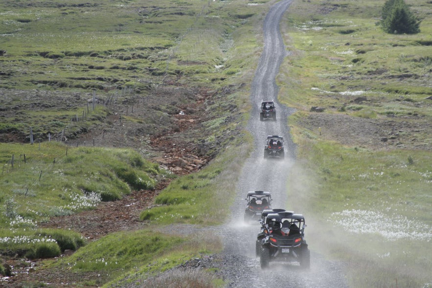 Iceland is a fantastic location to try ATV and Buggy driving for the first time.