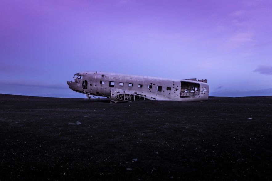 The famed Douglas Dakota DC plane wreck, which crashed in 1973.