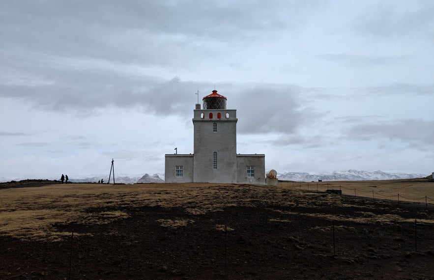 Dyrholaey has a unique lighthouse on the South Coast.