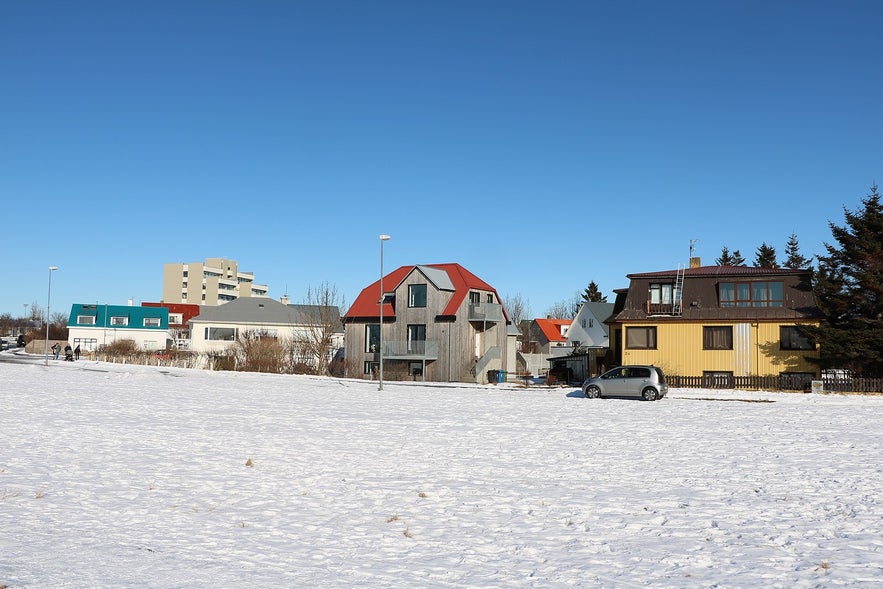 Vesturbaer sits by the downtown area.