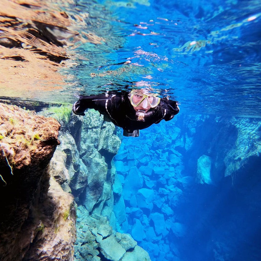 Silfra Fissure is one the biggest attractions in the National Park.