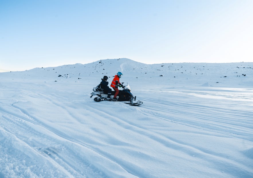 Snowmobiling in Iceland