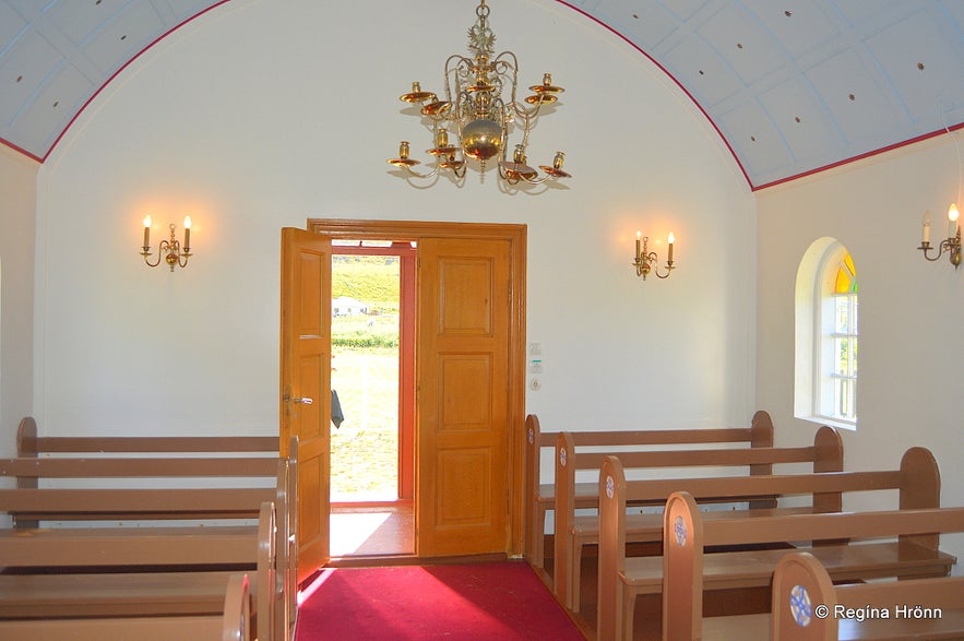 Sæbólskirkja church Ingjaldssandur Westfjords of Iceland