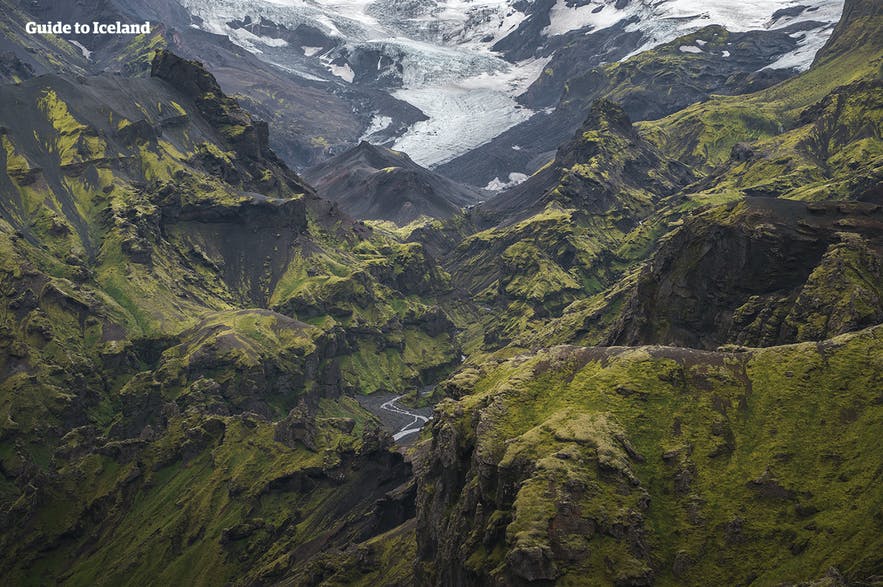 Thorsmork is a highland area in Iceland.