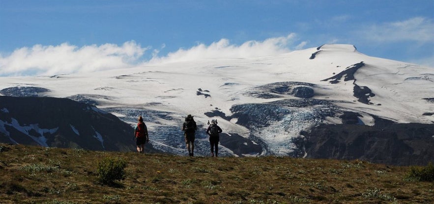 Fimmvorduhals is a hiking pass in Iceland.