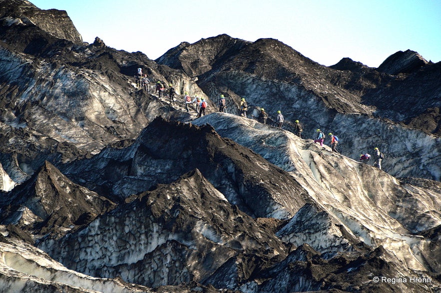 Sólheimajökull glacier hike South-Iceland