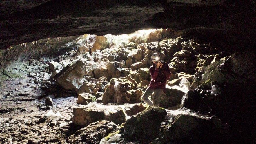 The colours of the lava cave networks can only be described as staggering.