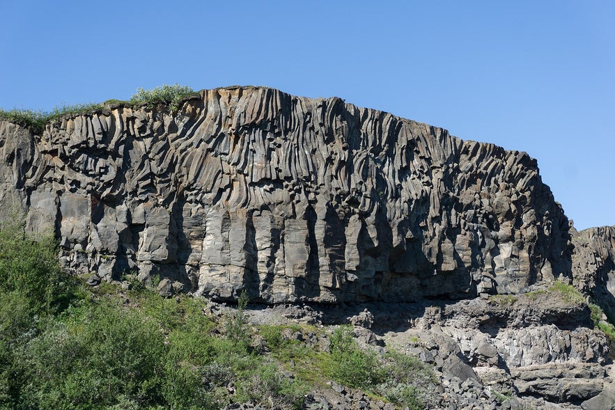 Hljodaklettar (Sound Rocks) are an Icelandic hidden gem.