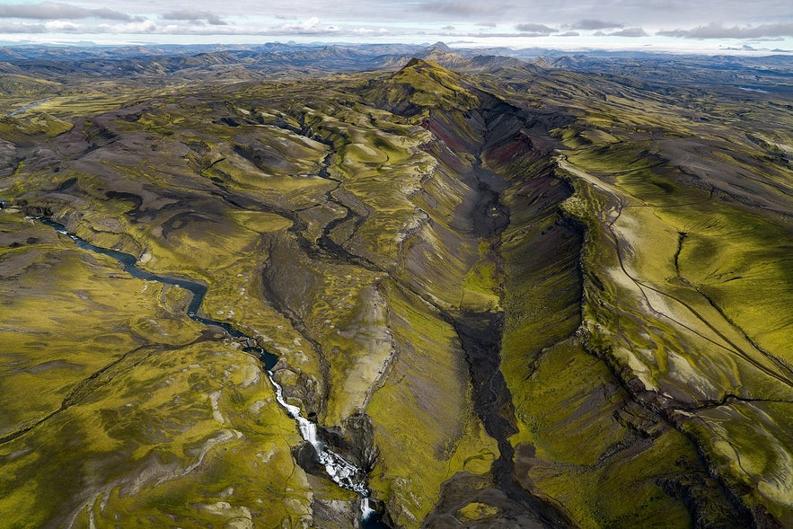 Eldgjá Canyon is a beautiful, yet haunting location.