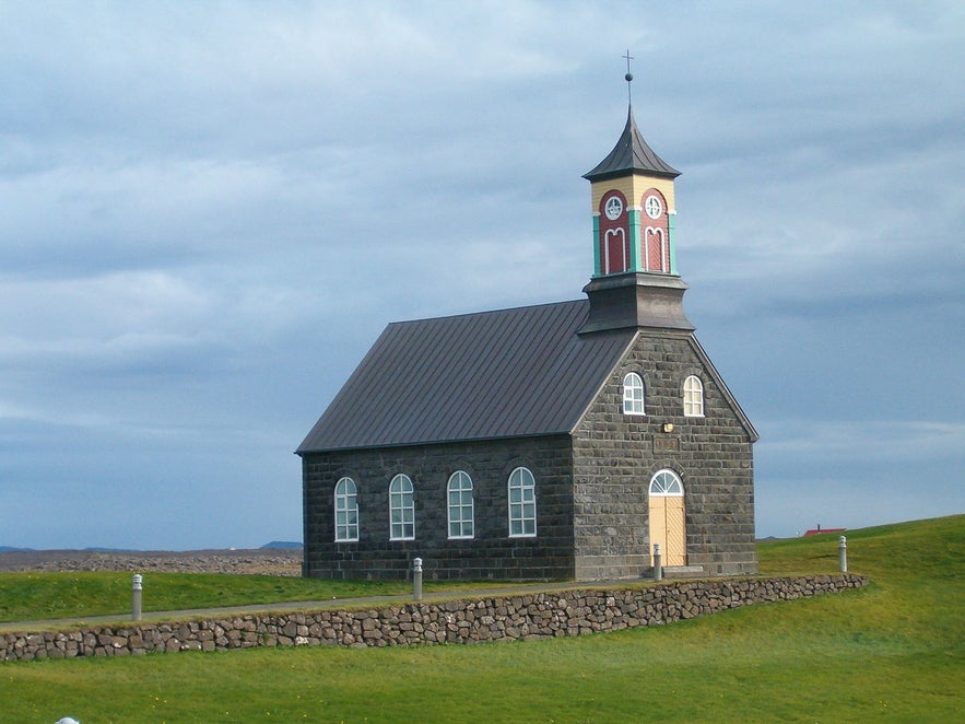 Hvalsneskirkja is a church found in Iceland.