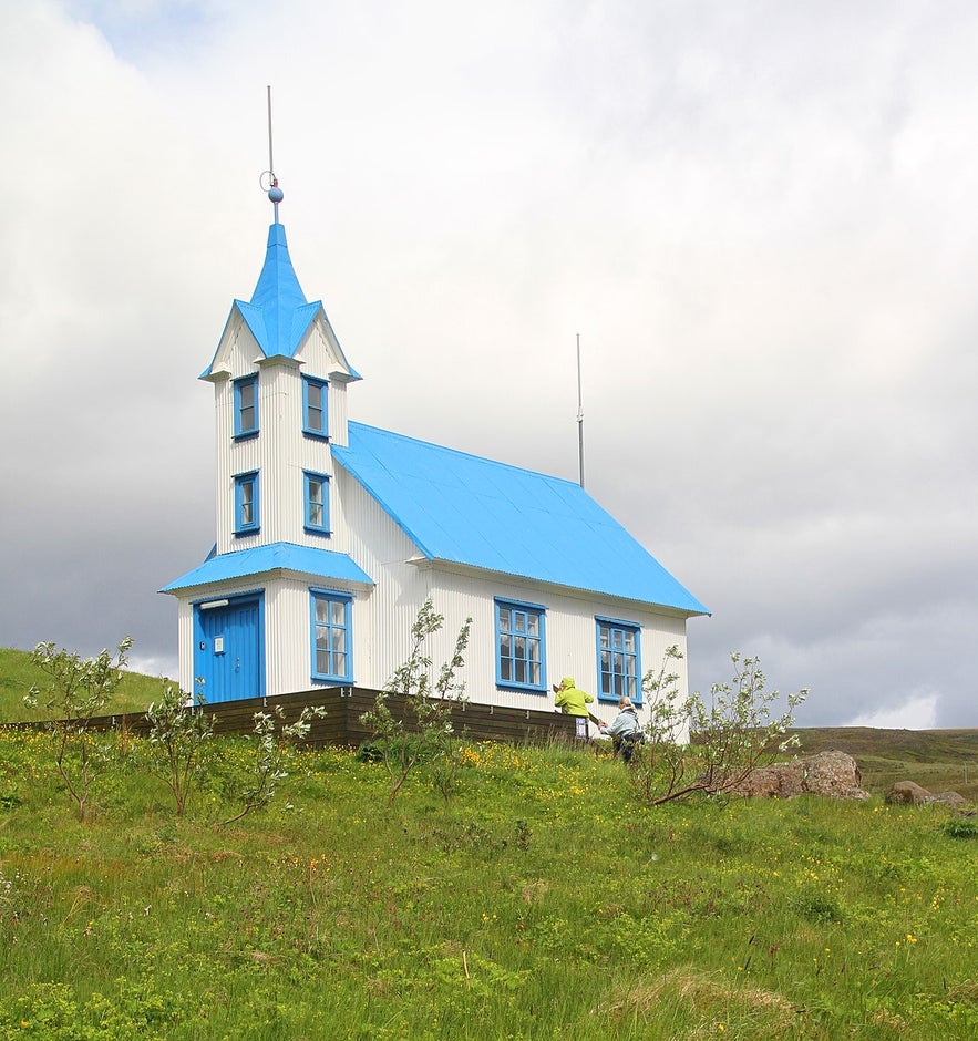 Kirkjubær is no longer a church, but a guesthouse.