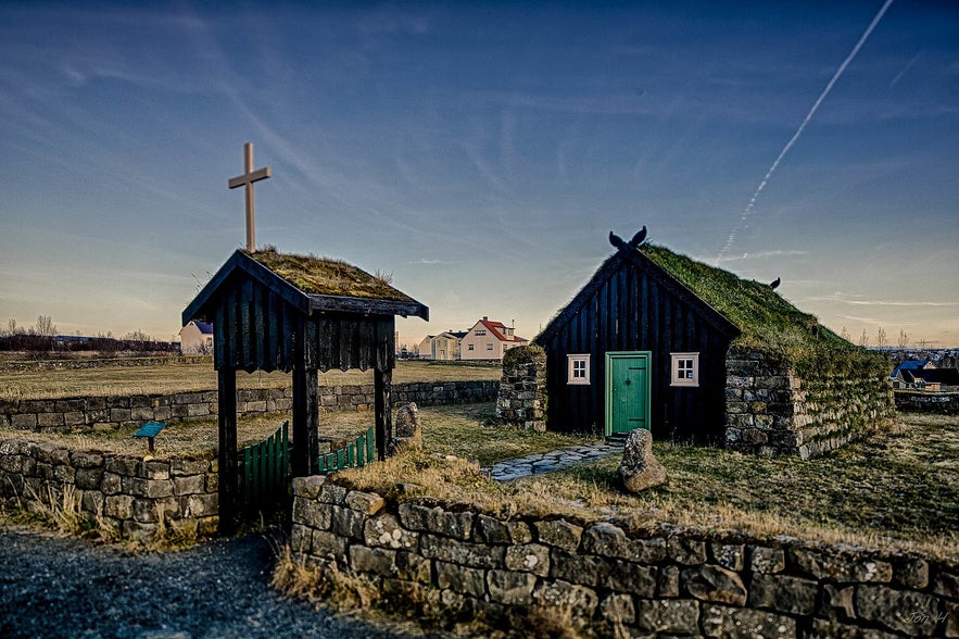 Árbæjarkirkja is a festive church in Iceland.