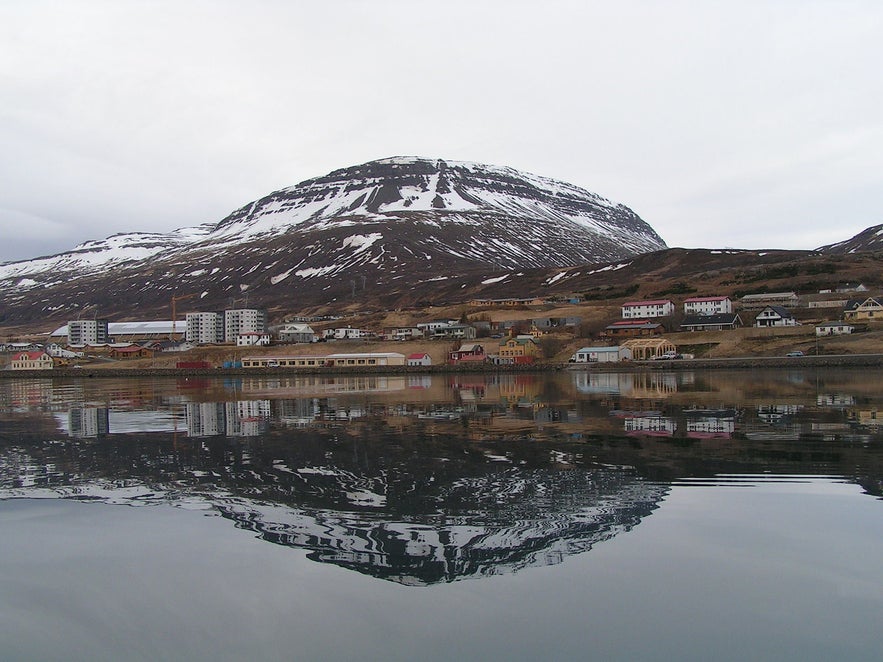 Reydarfjordur is located in a fjord of the same name.