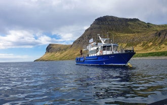 Book a seat on this boat from Grunnavik to Isafjordur to enjoy a safe sea travel.