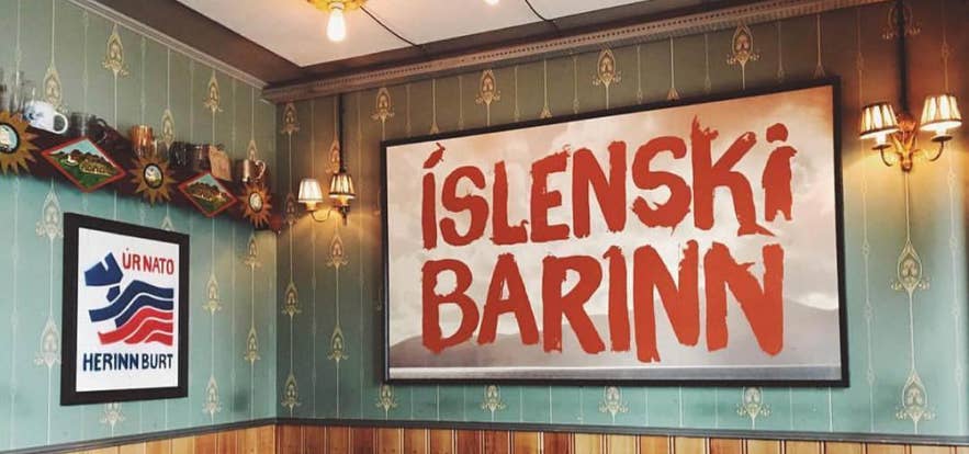Islenski Barinn, oftewel "de IJslandse bar", is een geliefde plek voor IJslands eten