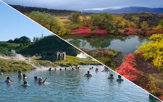Take a dip in the Secret Lagoon while visiting the Golden Circle.