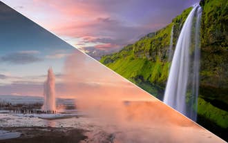 Explore both the Golden Circle and South Coast of Iceland.