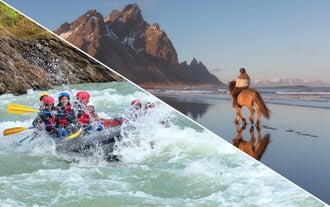 Get ready for action with this horse and rafting combo.