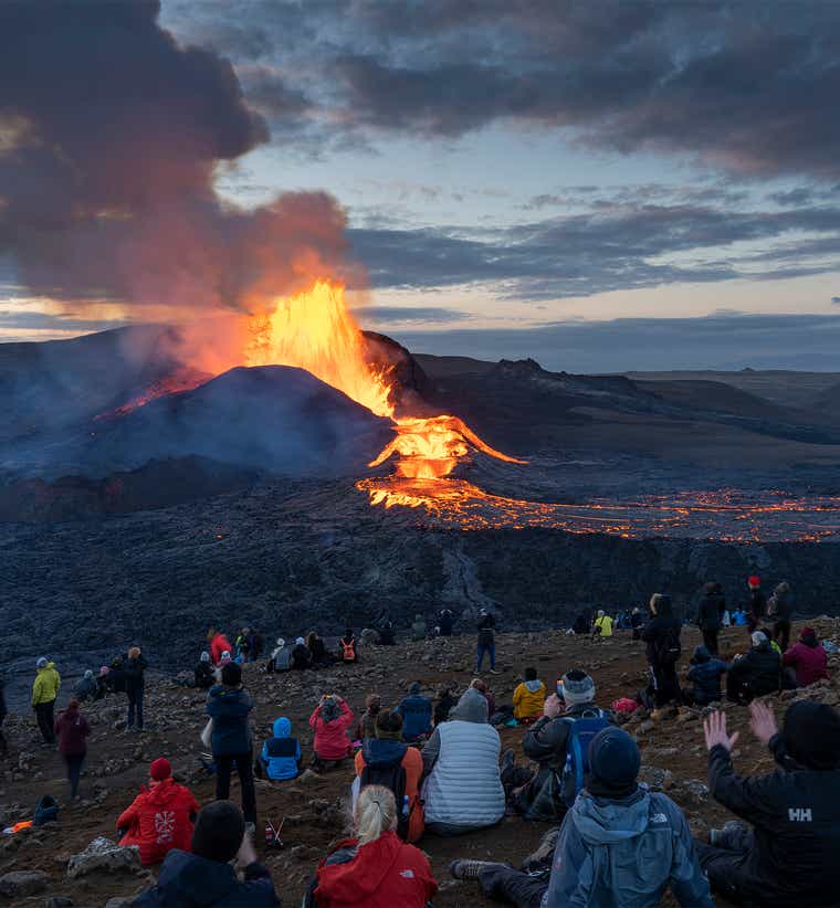 冰岛火山旅行团