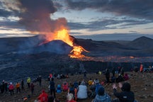 Sea testigo de un volcán