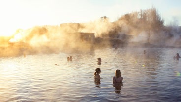 Die Secret Lagoon ist ein wunderschöner Ort zum Baden.