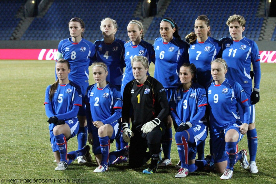 The Icelandic women's national football team is very successful