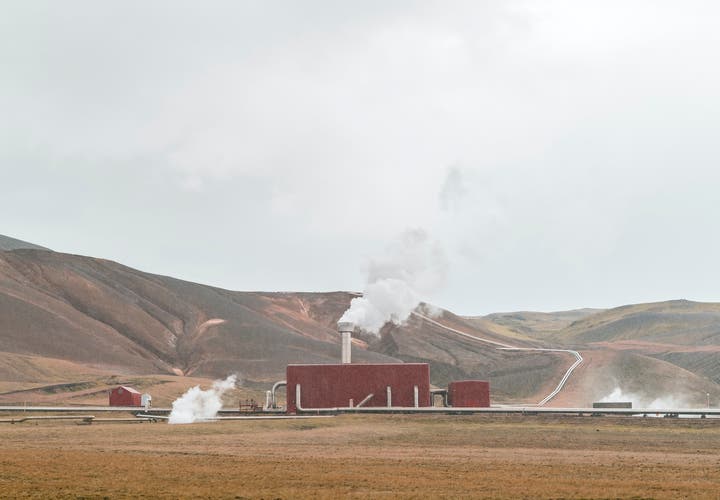 A Geothermal Plant in Iceland.