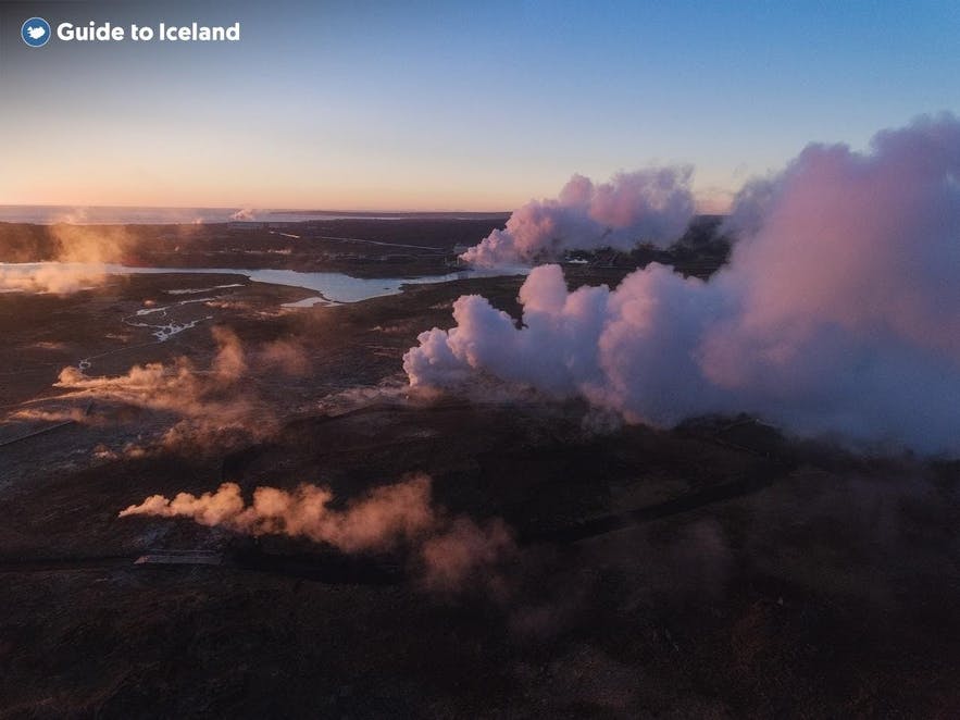 Geothermal energy pumps right beneath Iceland's surface.