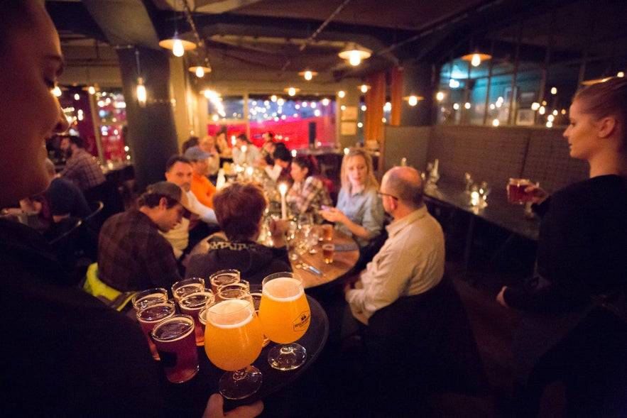 The bars in downtown Reykjavík serve good beer.