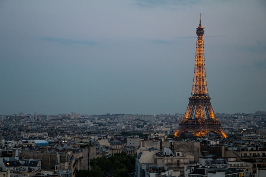 The French capital, Paris.