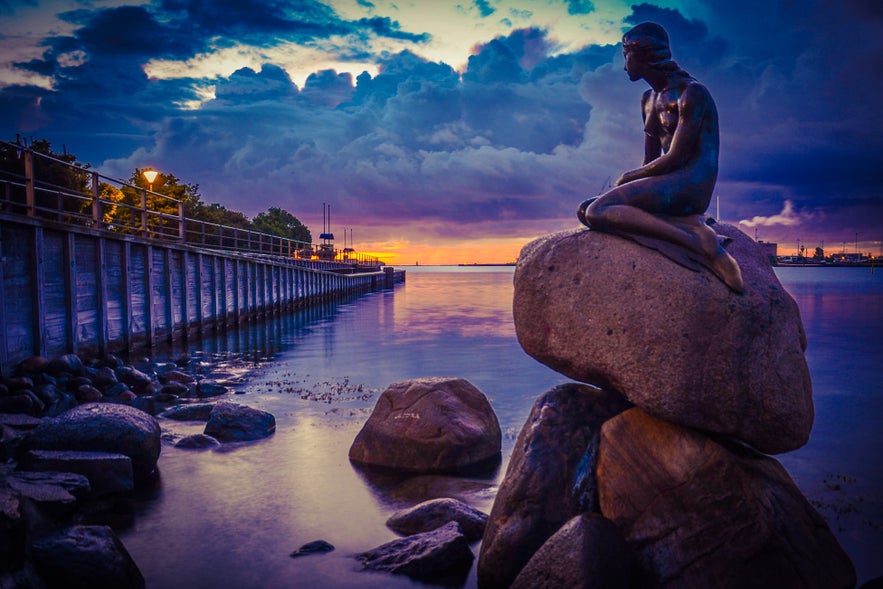 Copenhagen's 'Little Mermaid'.