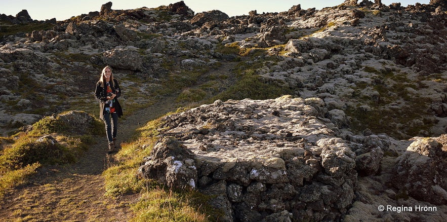 Berserkjadys burial mound in Snæfellsnes