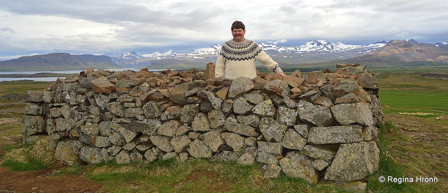 On top of Mt. Helgafell Snæfellsnes