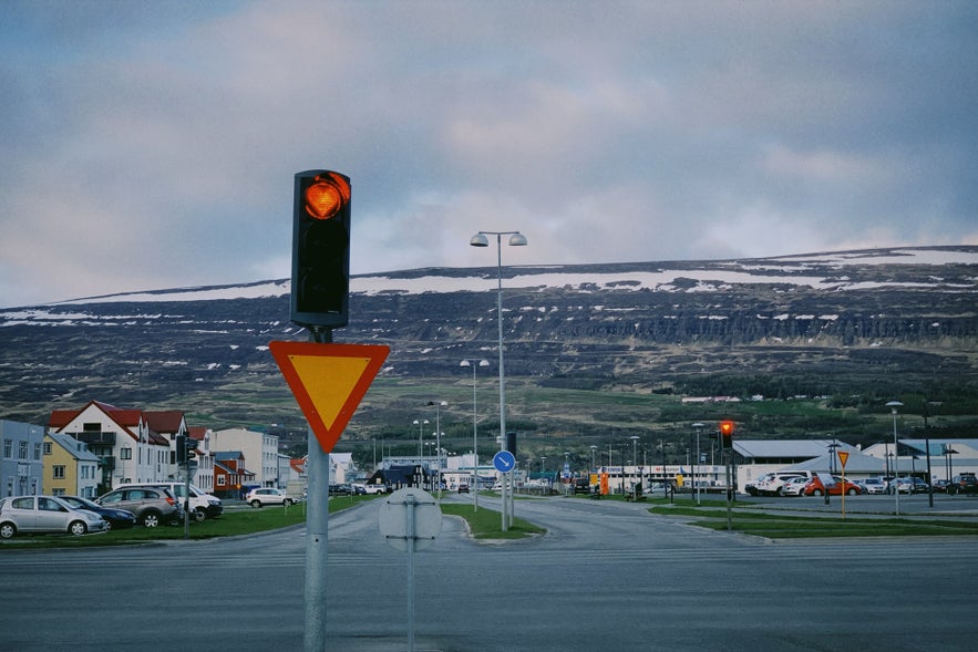 Akureyri is known for its quirky architecture. Take this picture of a coffee shop, for instance.