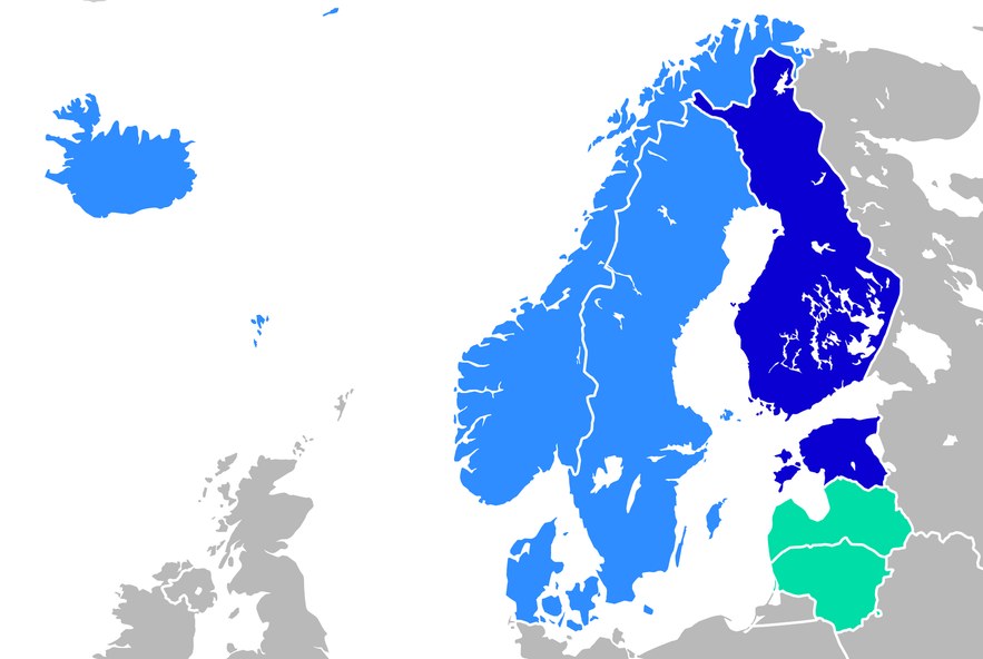 Icelandic settlers came from Scandinavia.