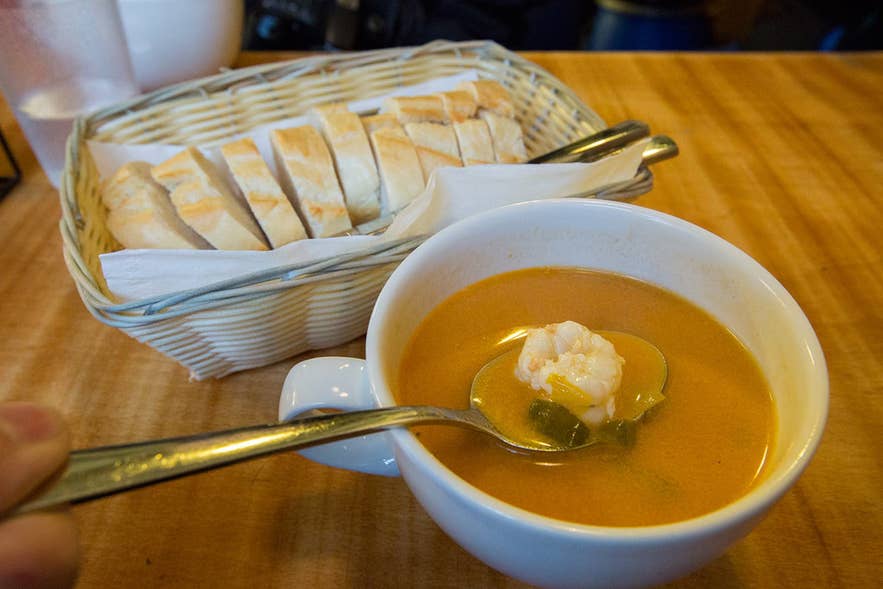 フマルスープ。アイスランドの人気シーフード料理です。