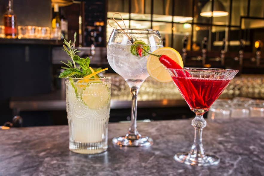 Cocktails werden in Island immer beliebter.