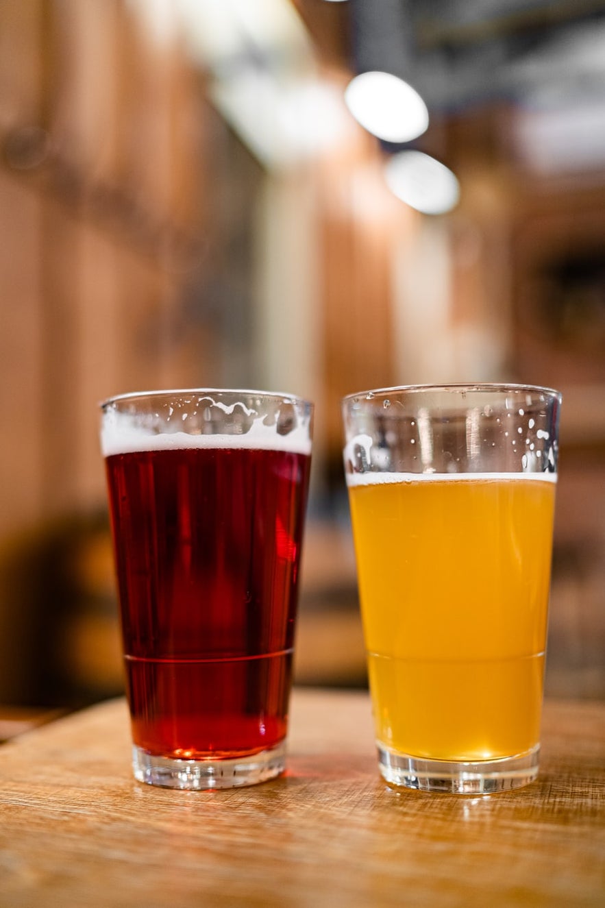 Session est un lieu ambiant pour les bières.