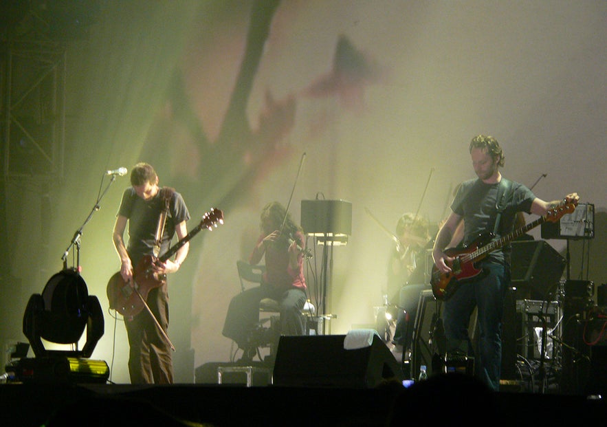 Sigur Ros performs in Denmark.