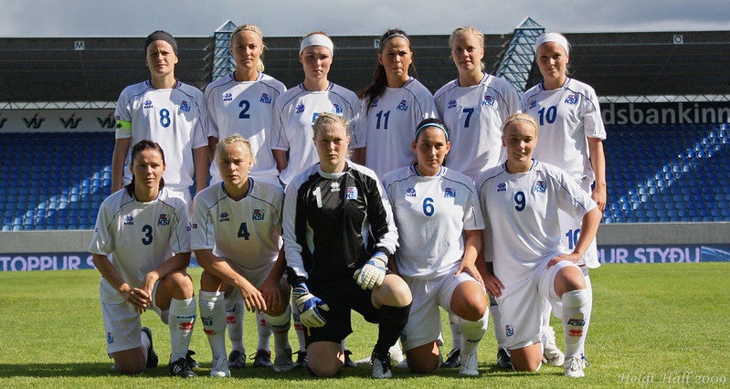 Interest in women's football is on the rise worldwide. Iceland is an example of country whose full spirit is behind their sporting champions, women and men alike.