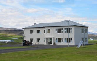 Hlin Guesthouse, as pictured in summer.