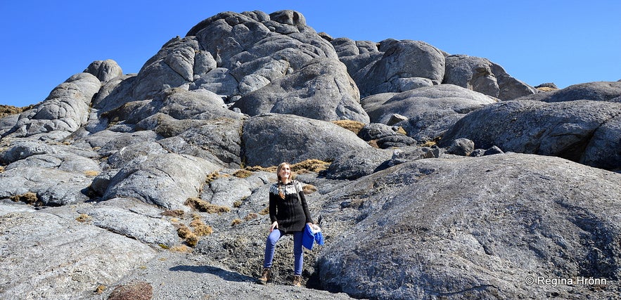 Regína on Silfurberg in Mt. Ingólfsfjall