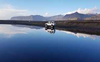 Chasing the thrill of water crossings in a Superjeep adventure.